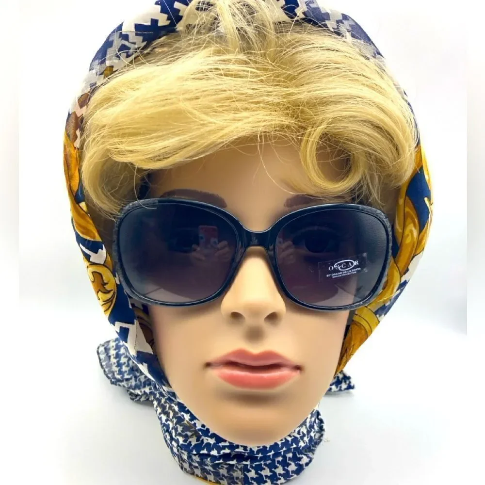 MWT Oscar he la Renta 128001 Tortoise Oval Women’s Sunglasses